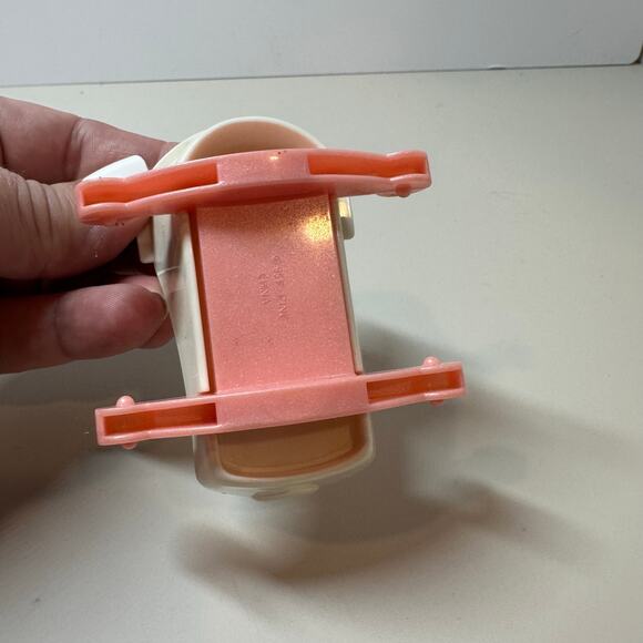 Dollhouse Cradle Pink White 1995 Fisher Price Loving Family Nursery Furniture - Picture 4 of 10